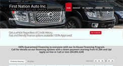 Desktop Screenshot of firstnationauto.com